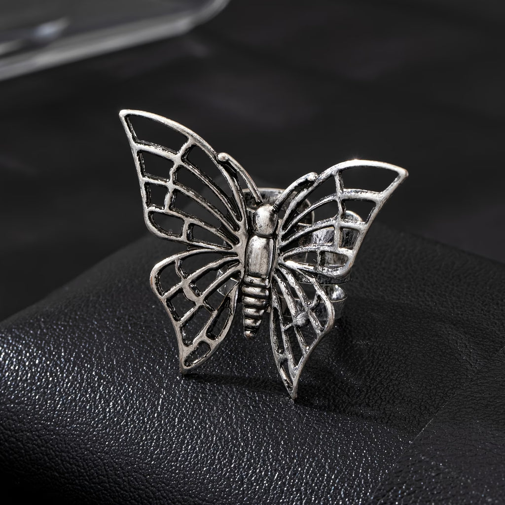Bague papillon gothique
