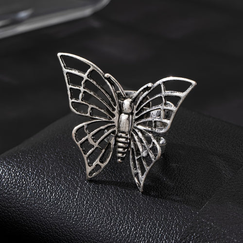 Bague papillon gothique