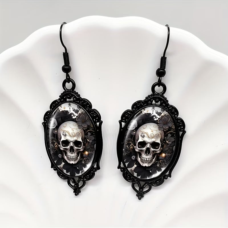 Boucles d'oreilles crâne