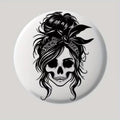Broche crâne